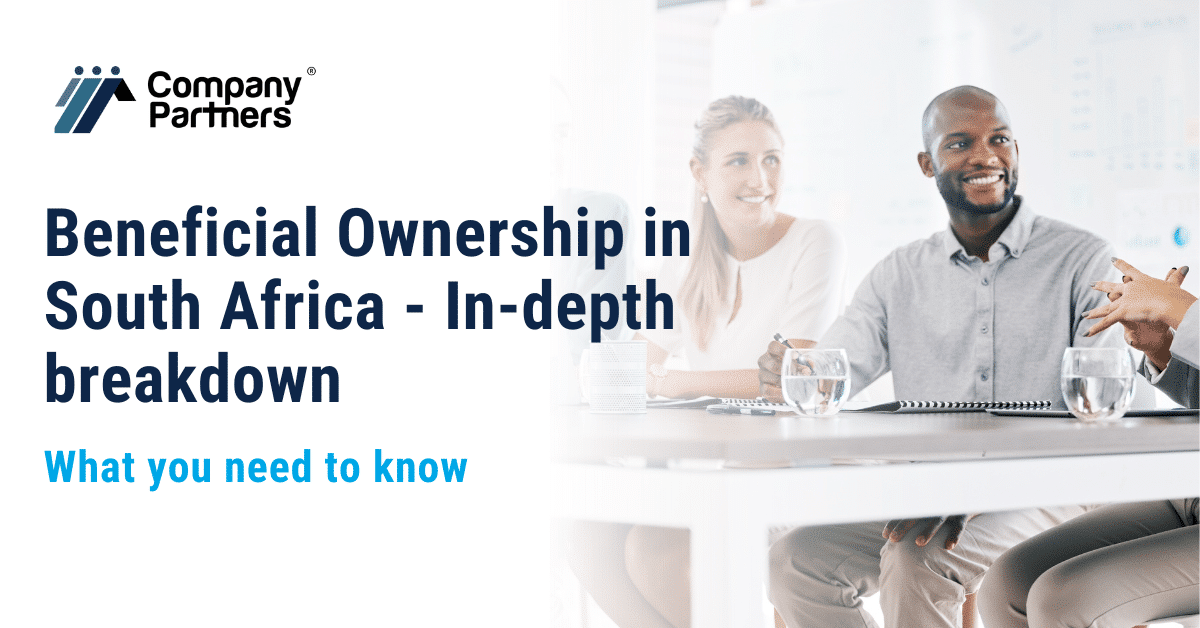 Company Partners indepth breakdown of beneficial ownership in SA